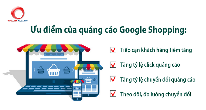 ưu điểm của quảng cáo google shopping
